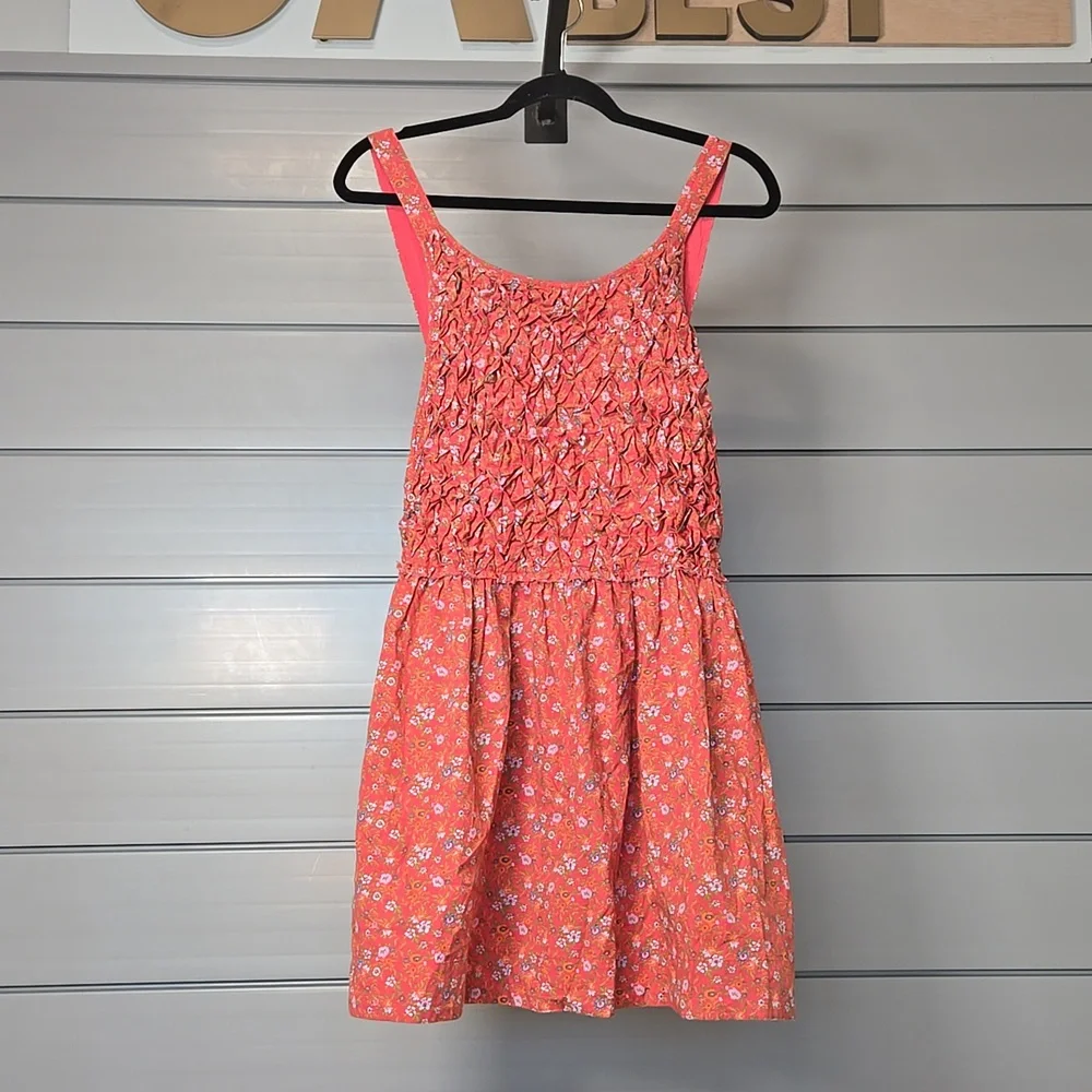 Free People Petunia Cotton Mini Dress In Poppy Combo